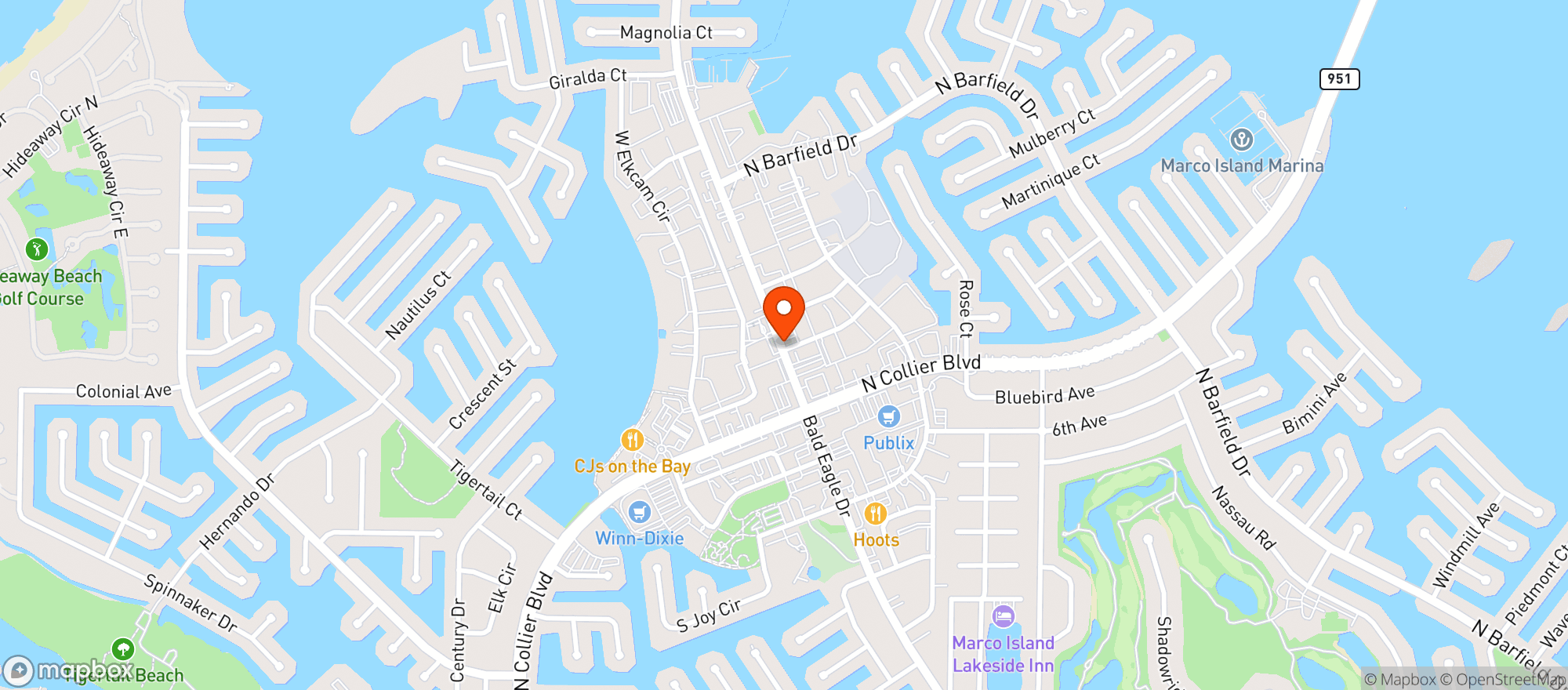 Map showing Cavs Kitchen & Cocktails-29519