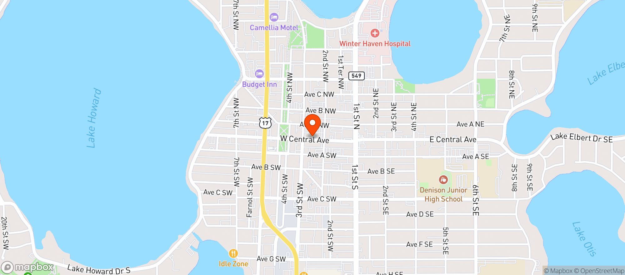 Map showing Union Taphouse