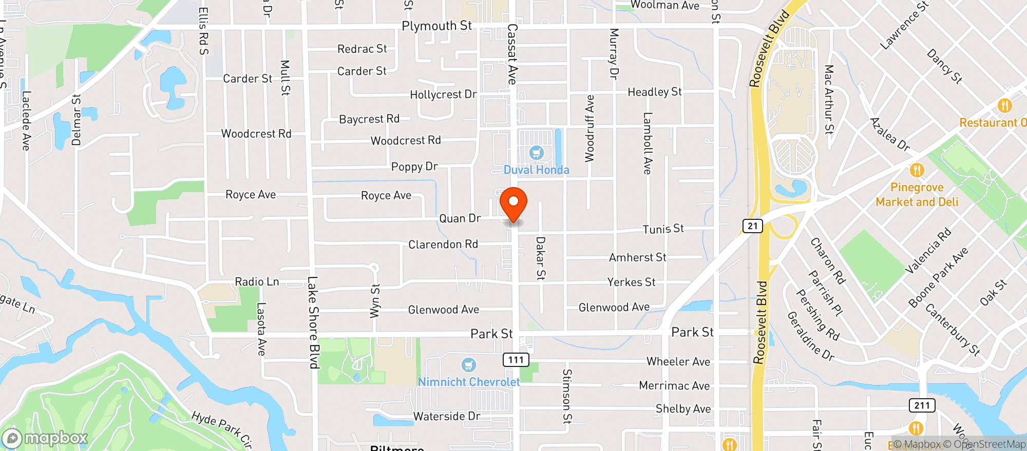 Map showing Mbc Liquor