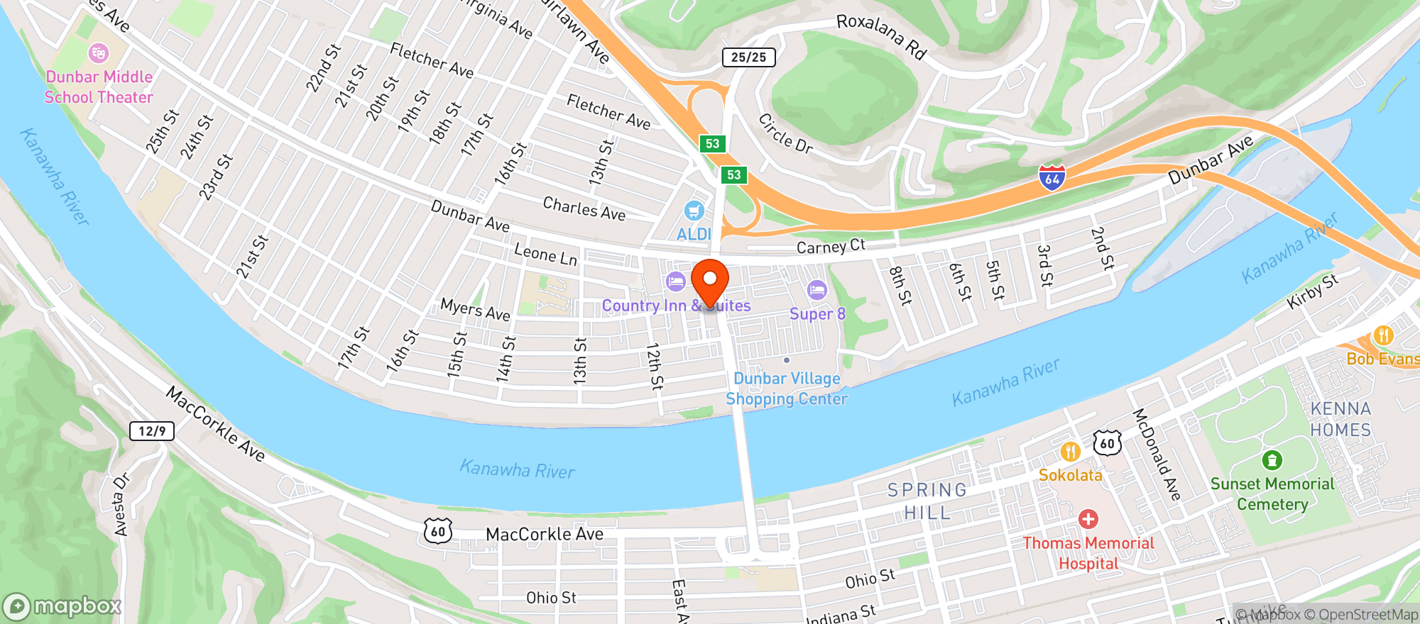 Map showing Smoker Friendly