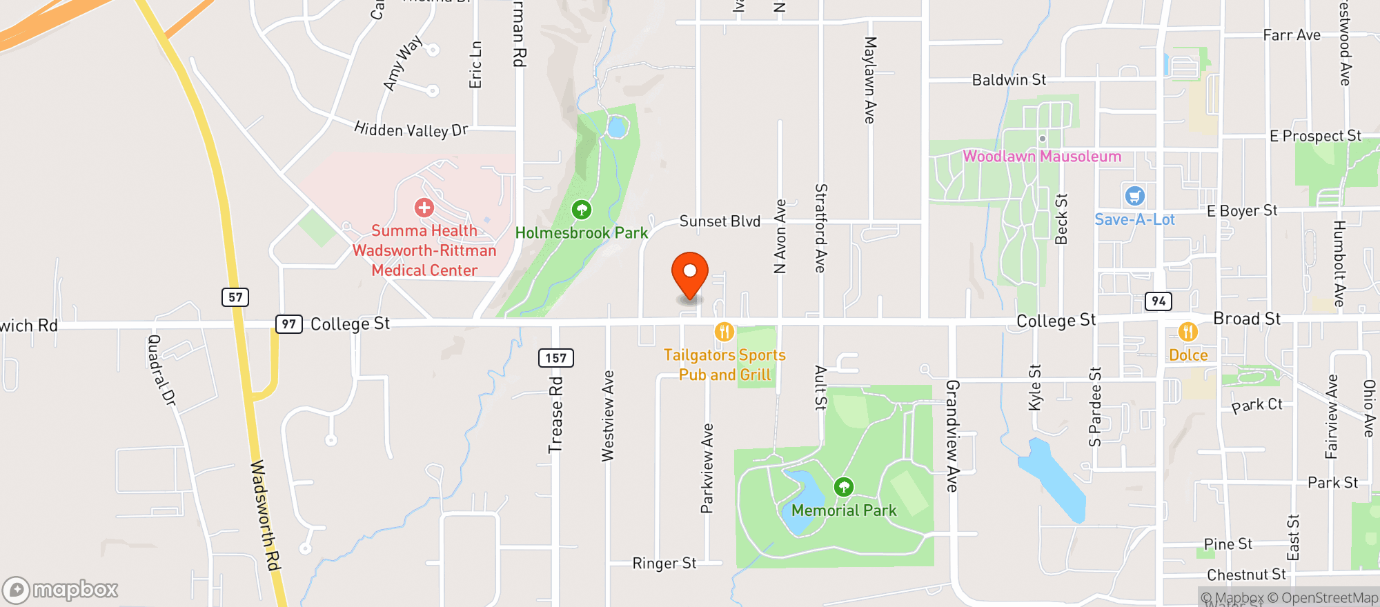 Map showing Minit Mart #600789