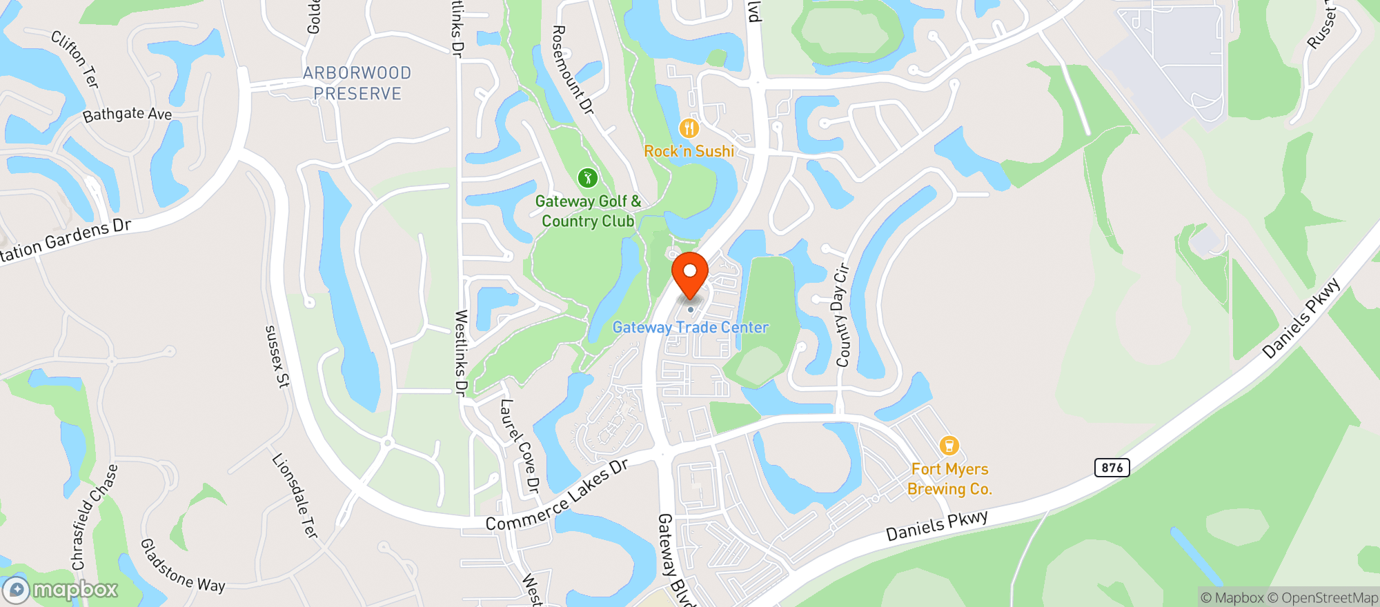 Map showing Boulevard Deli