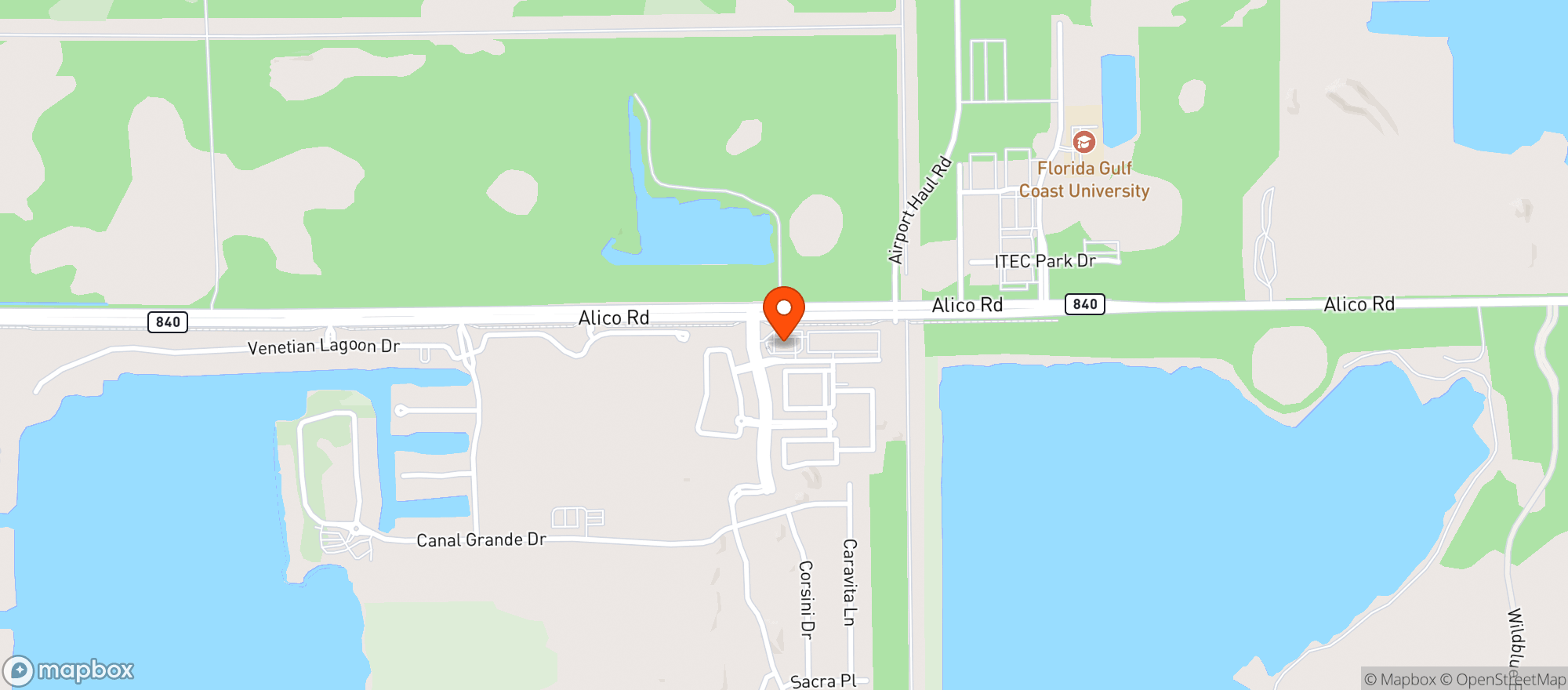 Map showing 7 Eleven