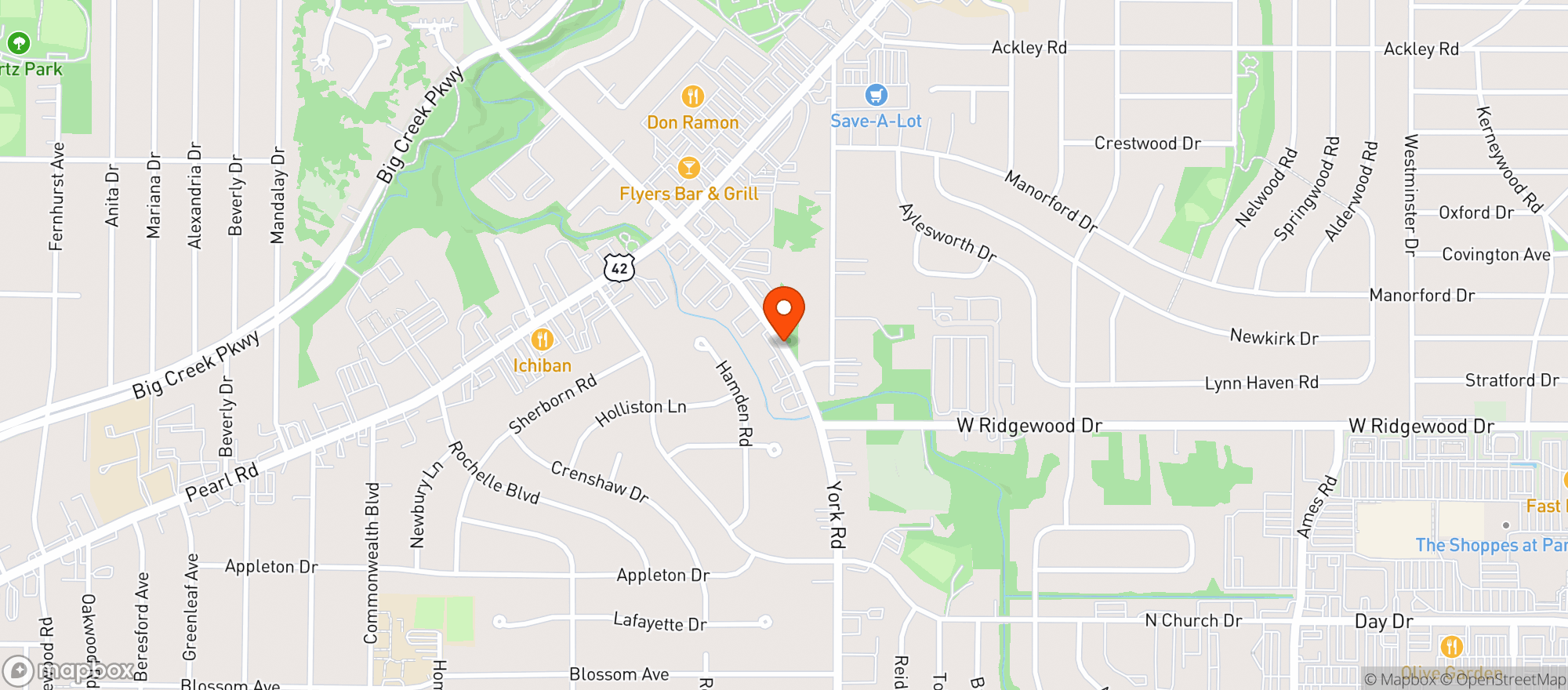 Map showing Discount Drug Mart