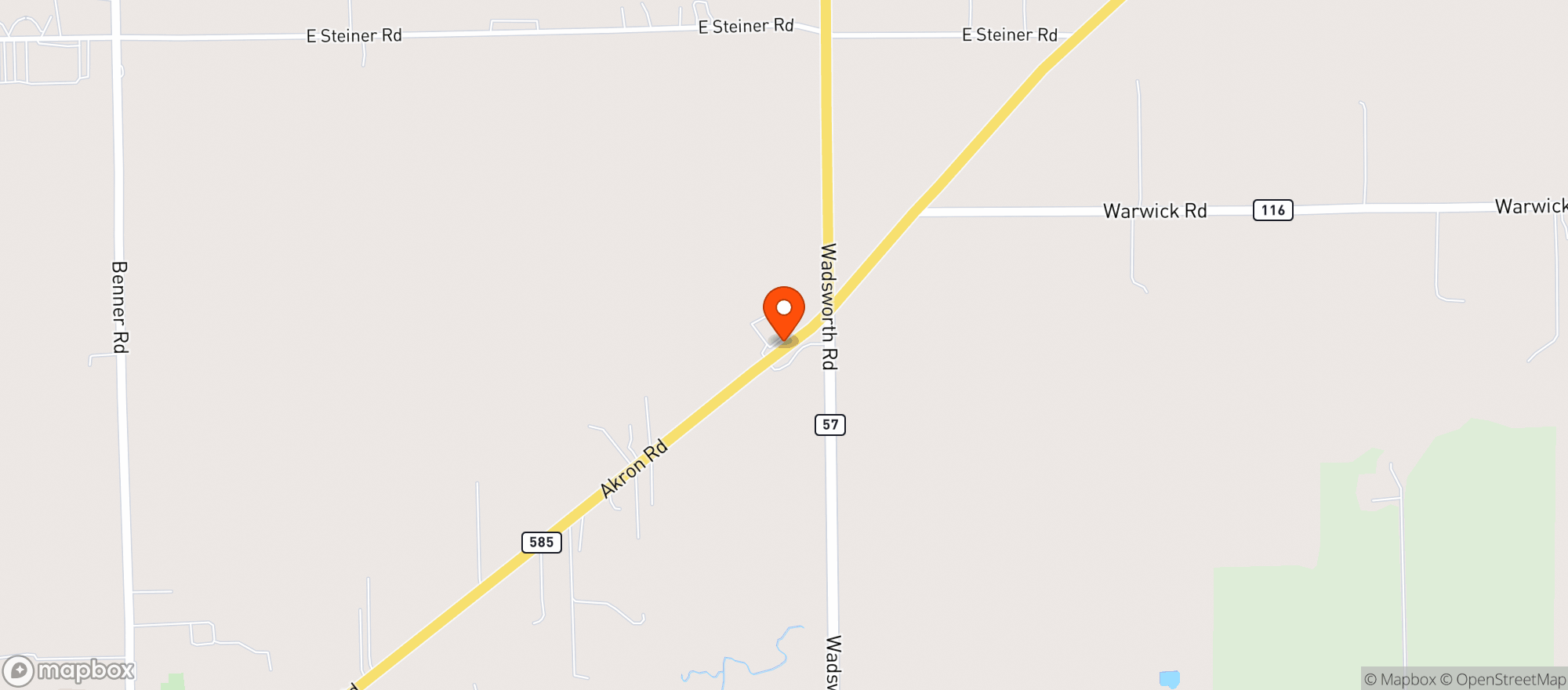 Map showing Circle K