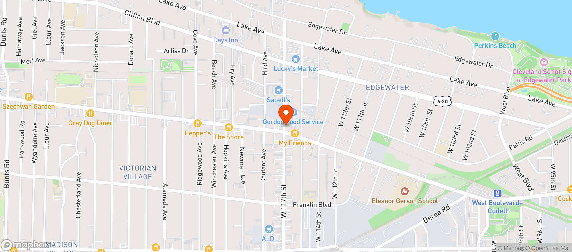 Map showing Wonka's Smoke Factory