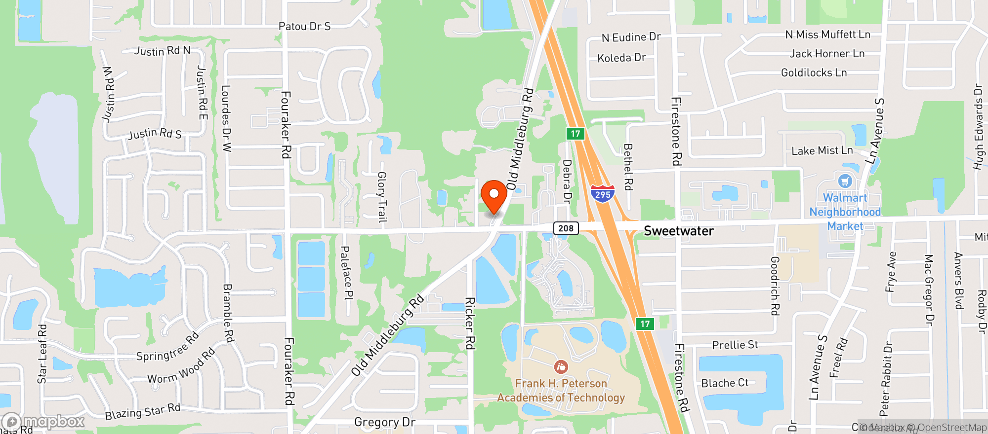 Map showing Circle K 2726247