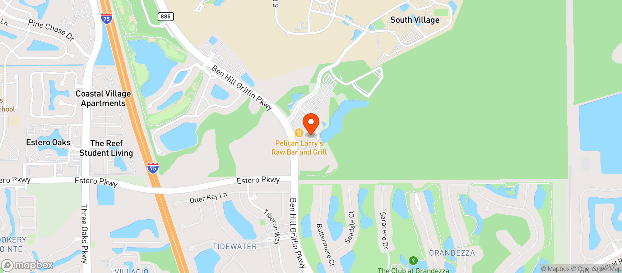 Map showing Tacos & Tequila Cantina