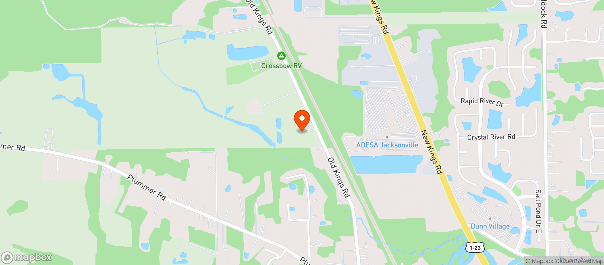 Map showing Congaree & Penn