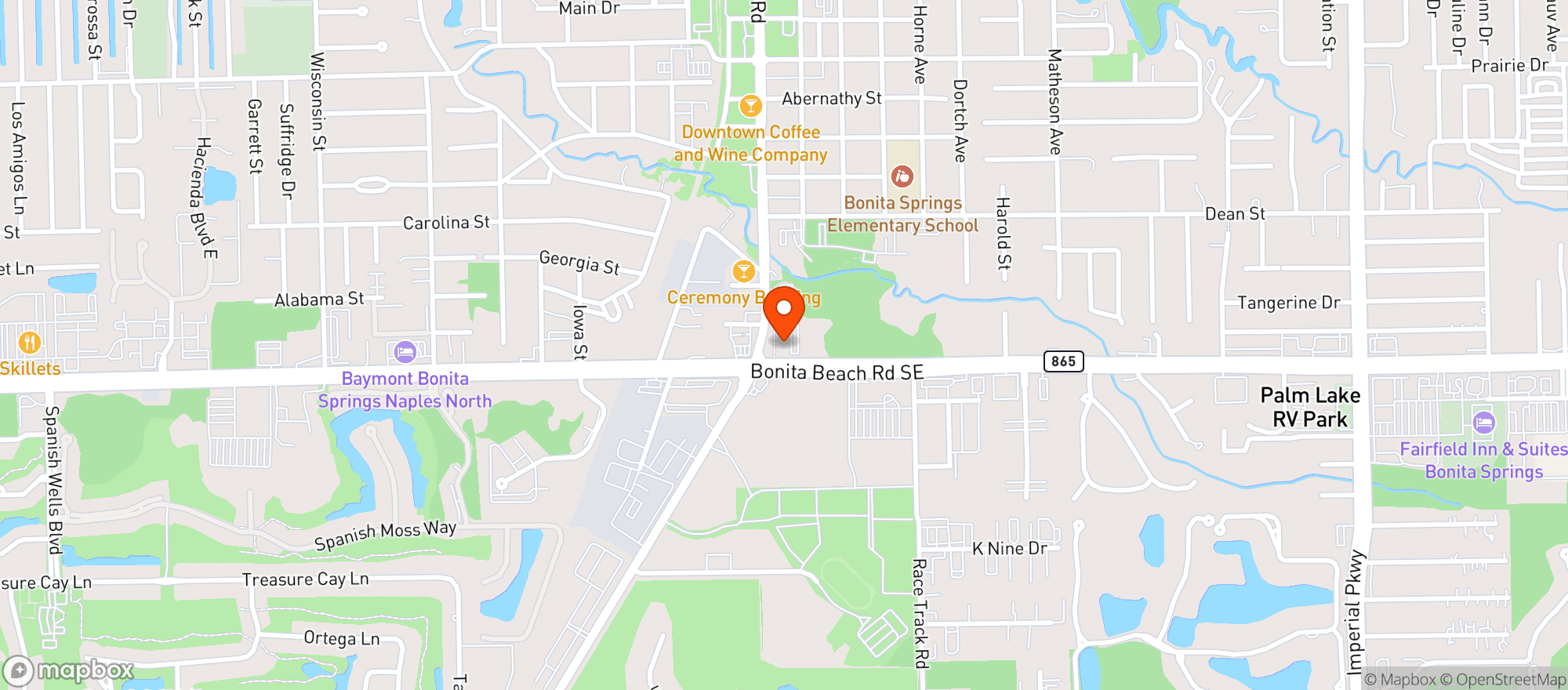 Map showing RABBIT HOLE