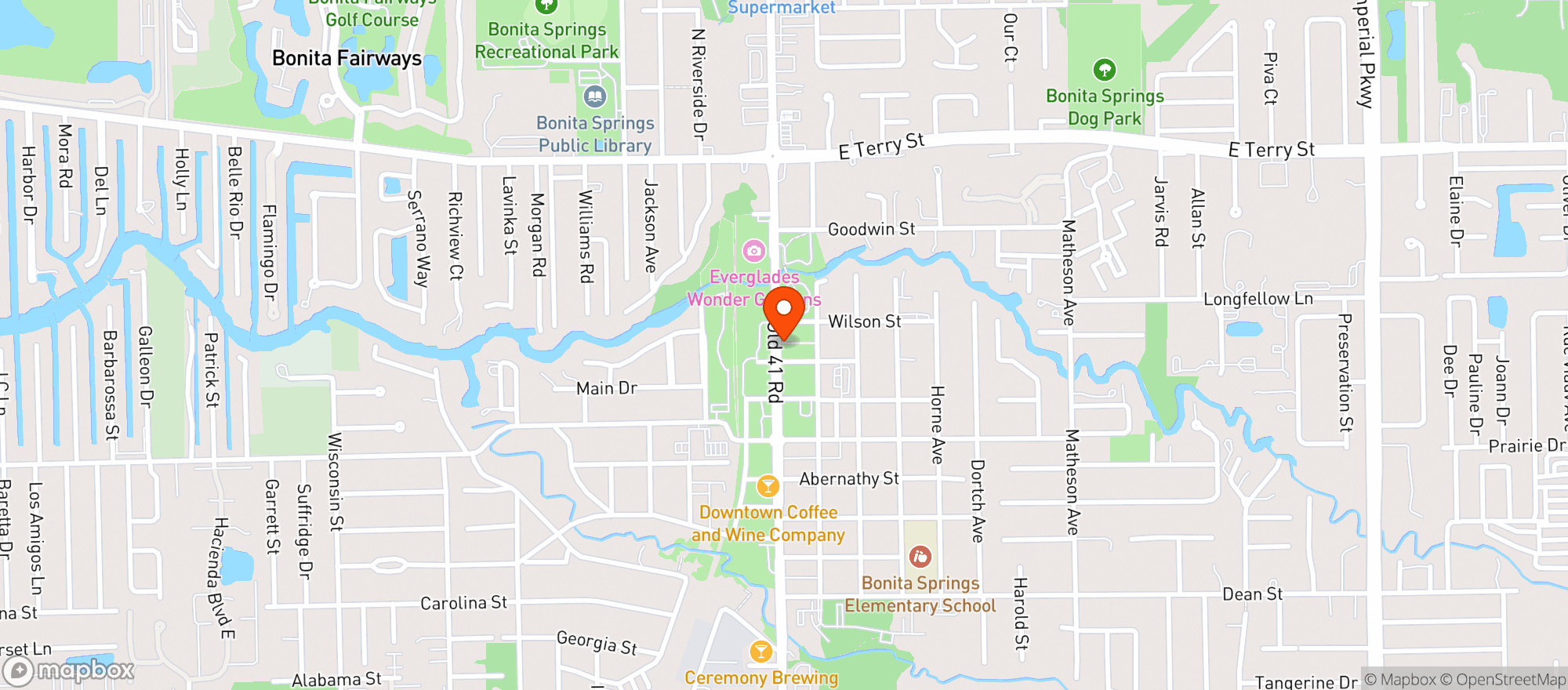 Map showing Rooftop At Riverside