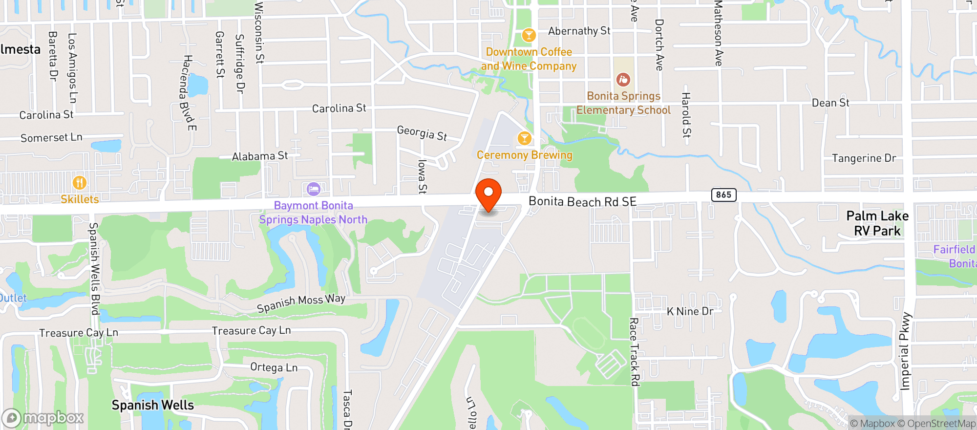 Map showing Bonita Liquor & Wine ( Beer )
