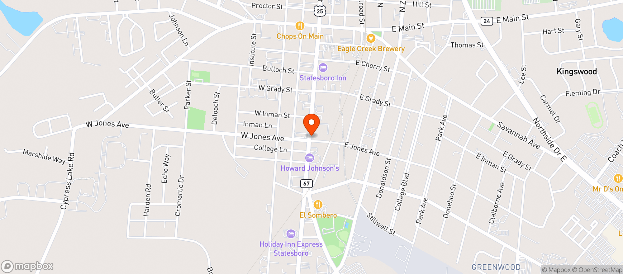 Map showing G8 Stop 1