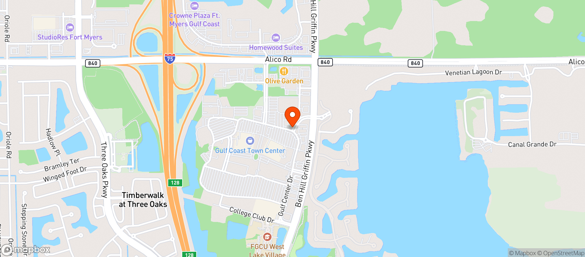 Map showing Gnc