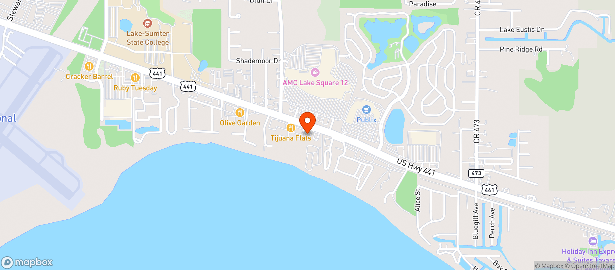 Map showing Liquor Warehouse
