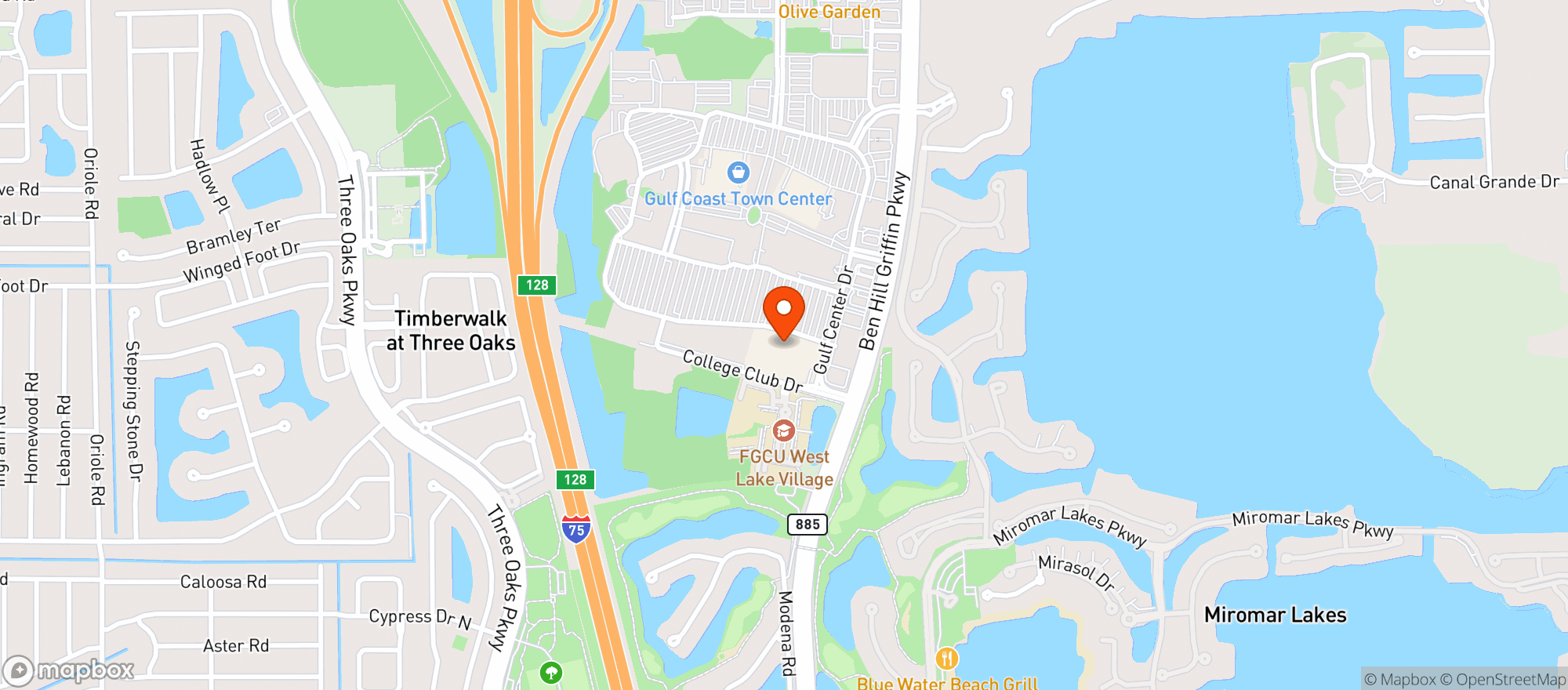Map showing Target