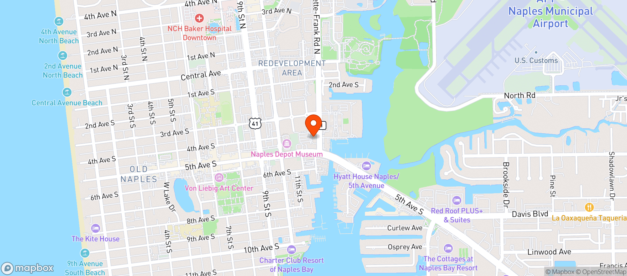 Map showing Ac Hotels By Marriott