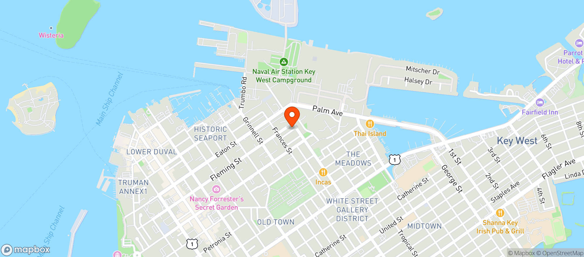 Map showing Sunbeam Grocery & Deli