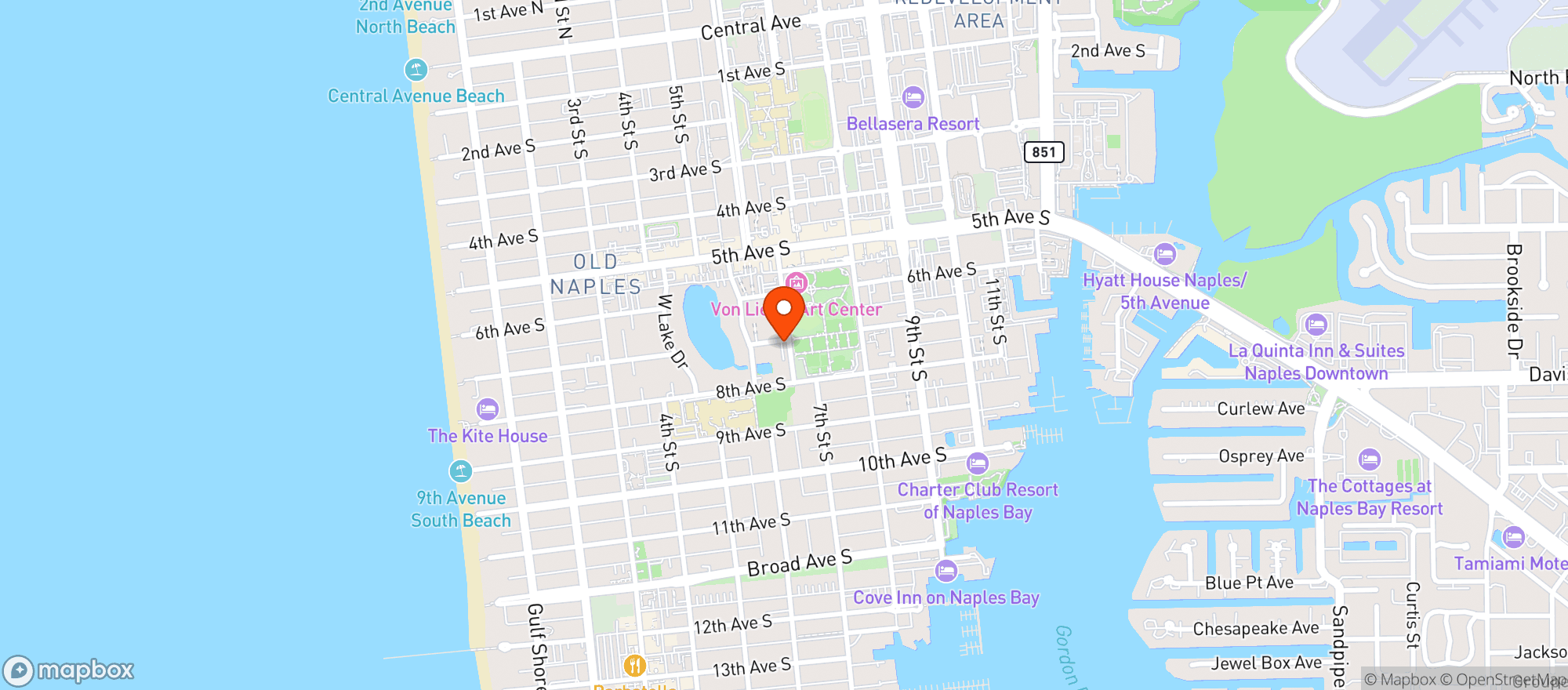 Map showing SMOKE PARADISE
