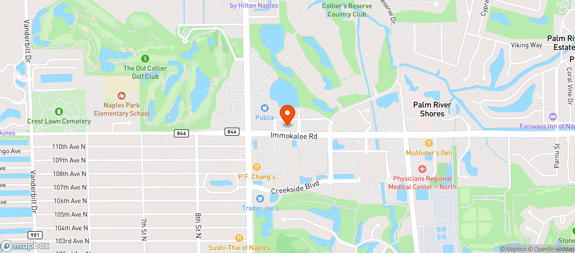 Map showing Abc Fine Wine & Spirits