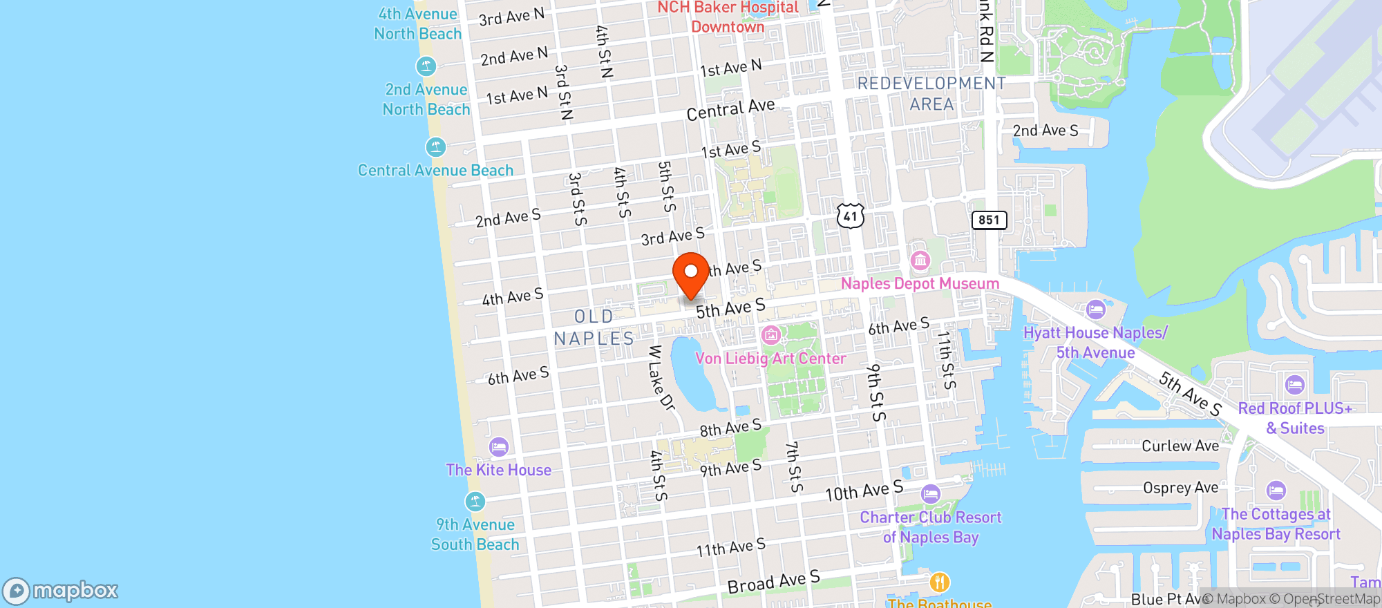 Map showing Sidebar 505