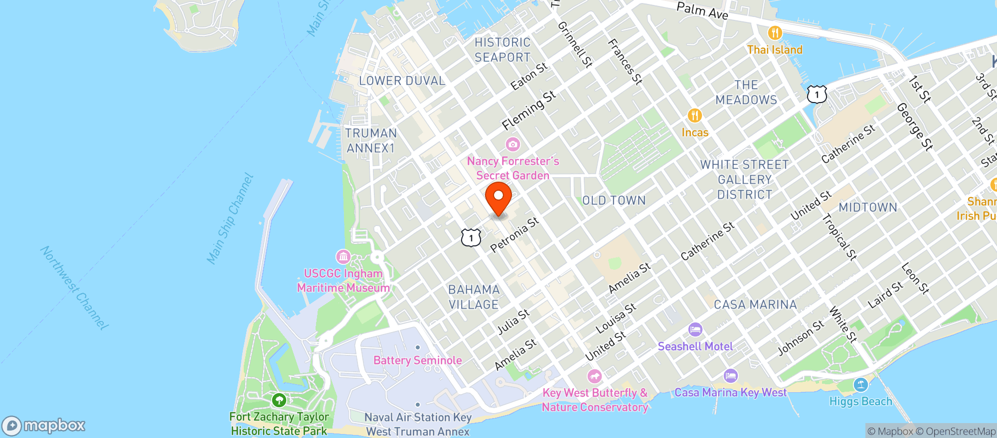 Map showing Bloom Green