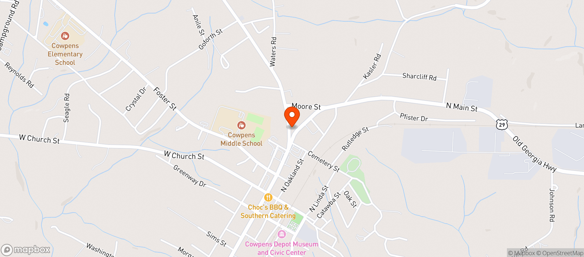 Map showing Scotchman Store #3805