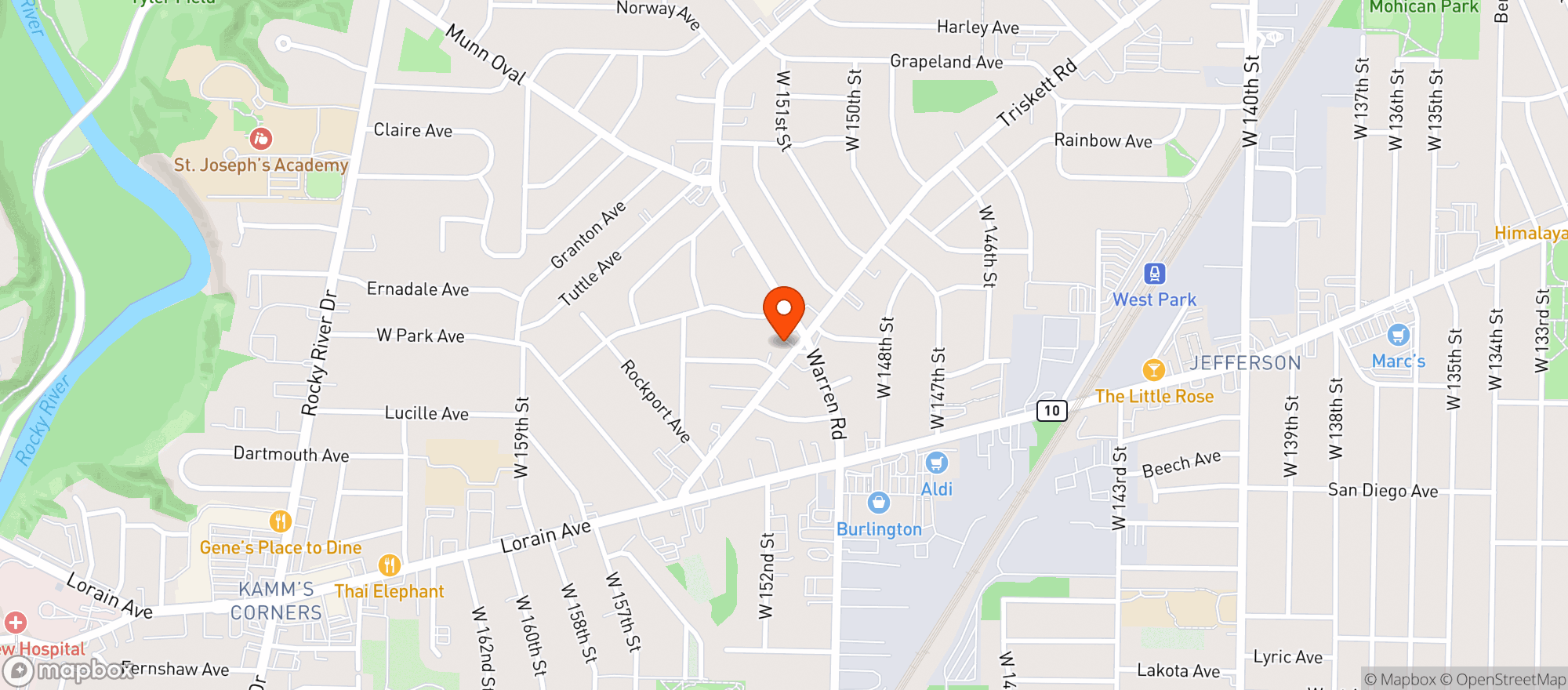 Map showing Sunoco