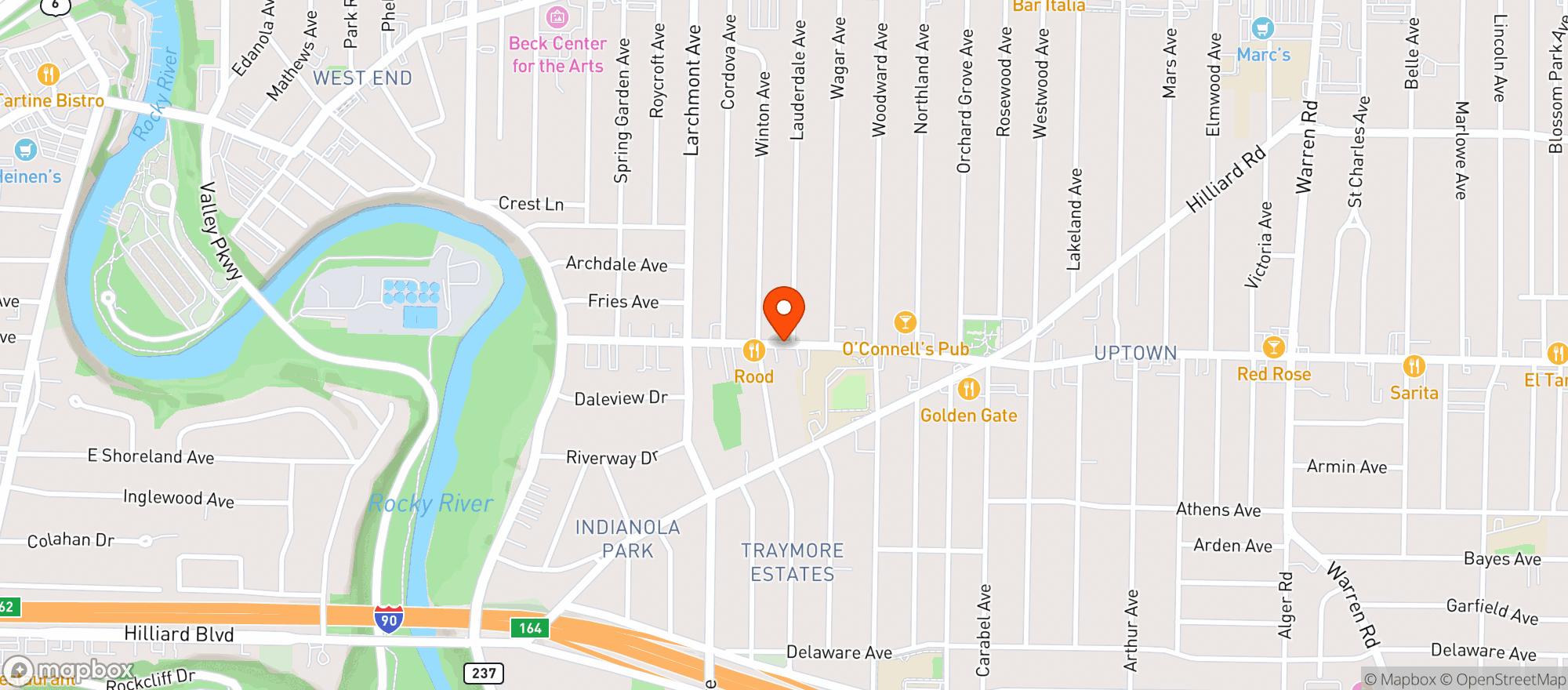 Map showing Convenient Food Mart