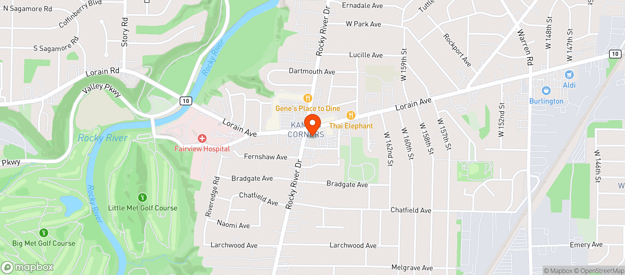 Map showing Pj Mcintyres