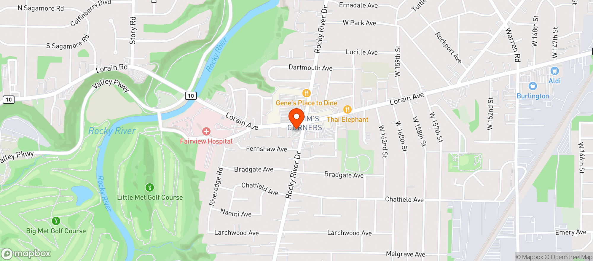 Map showing Public House