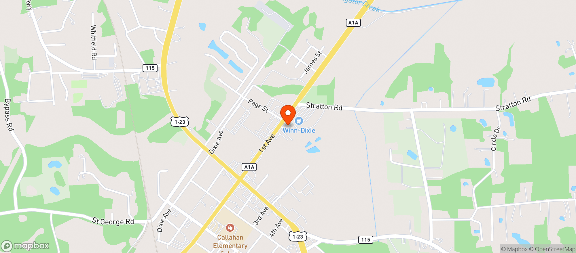 Map showing Scw Liquors