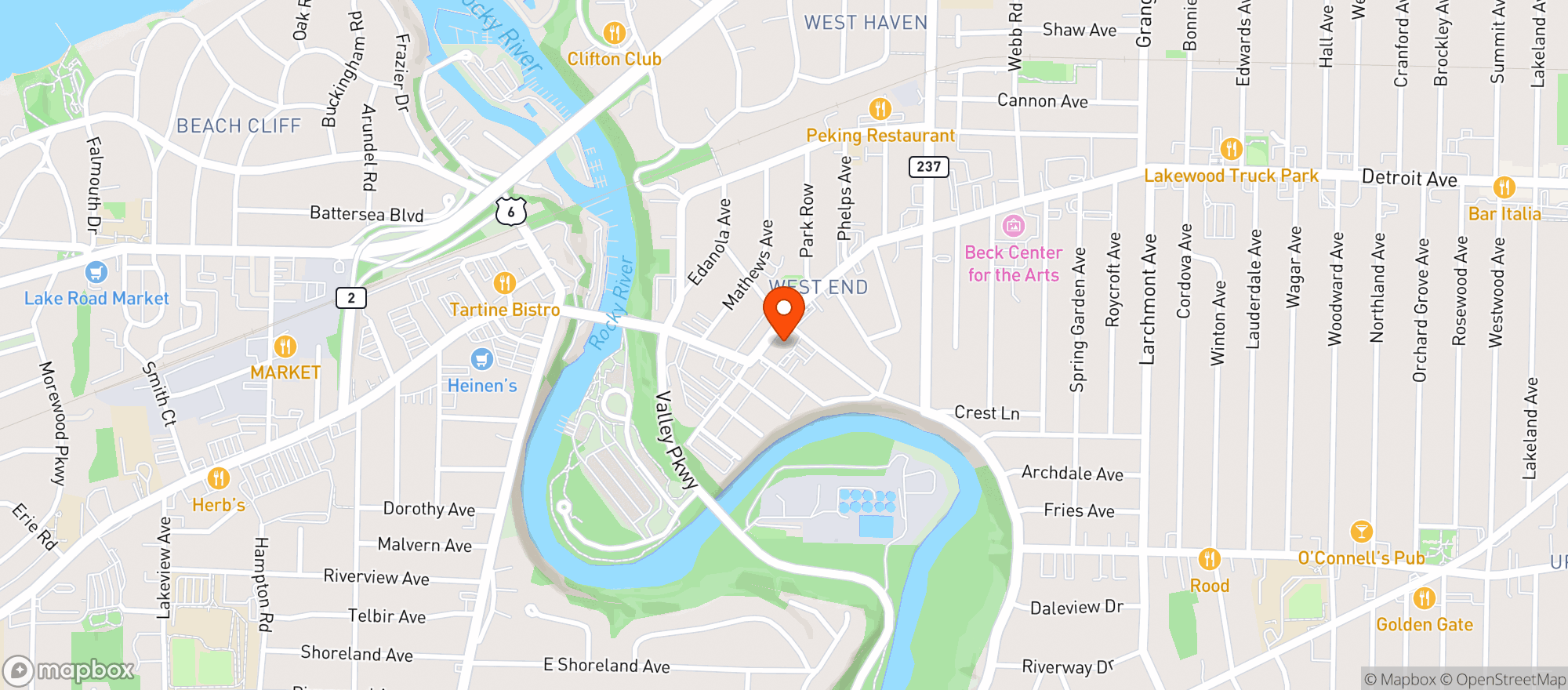 Map showing Georgetown