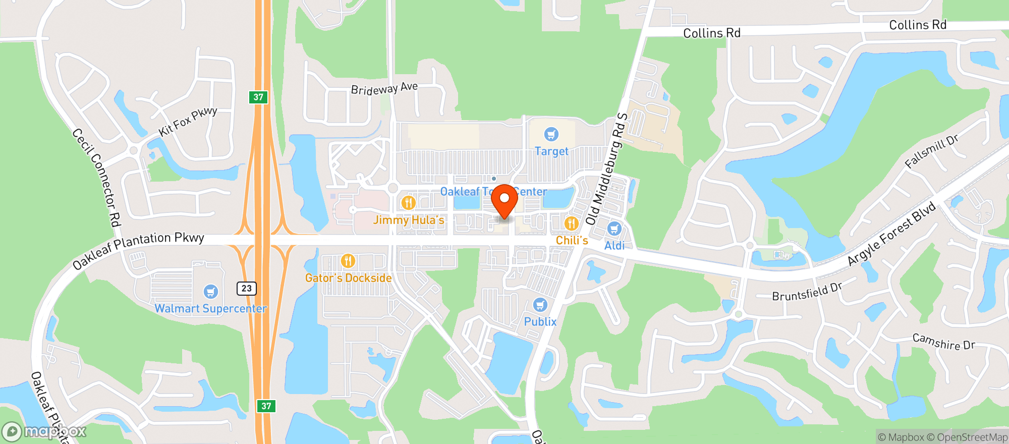 Map showing Gnc