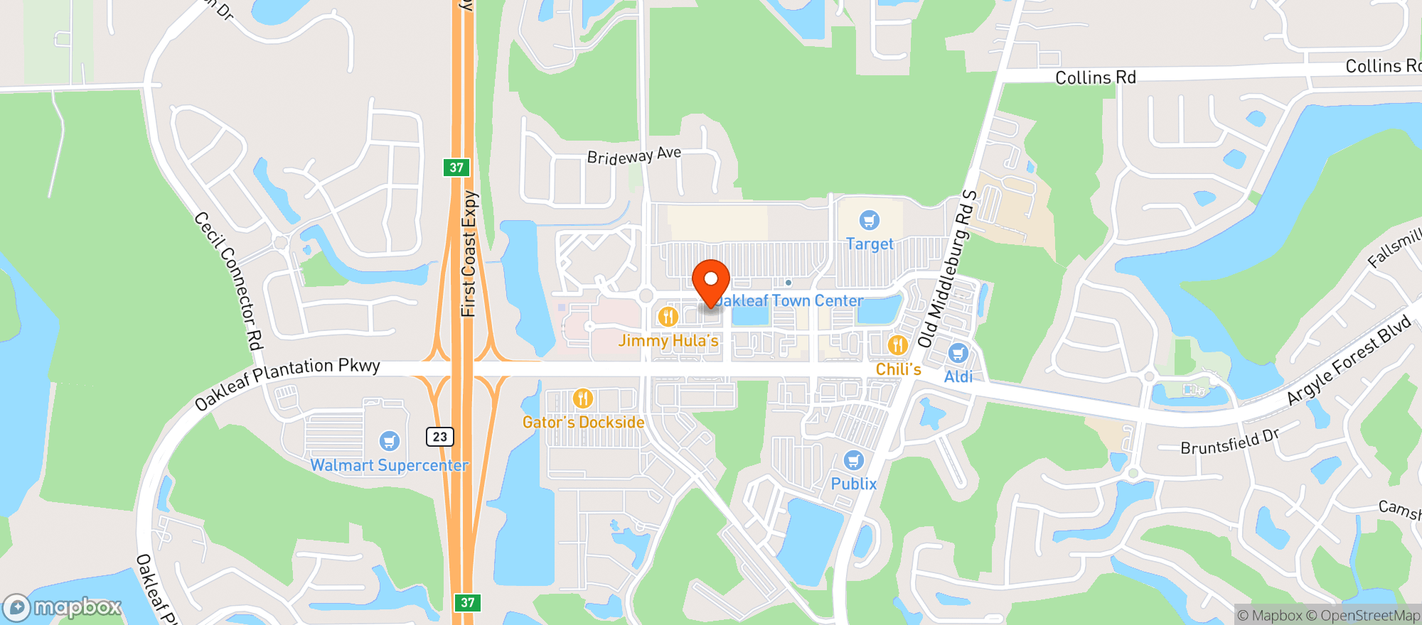 Map showing La Nopalera Mexican Restaurant