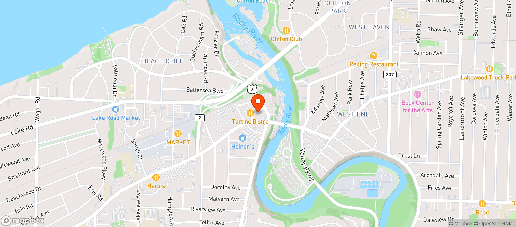 Map showing Old School Pizza & Wing #0