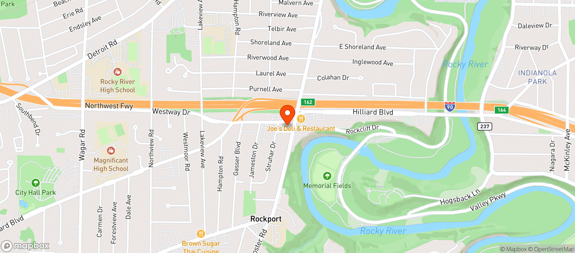 Map showing Convenient Food Mart - Rr