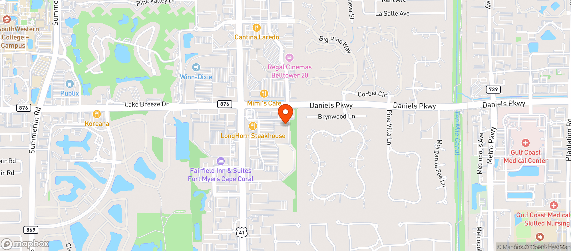 Map showing Total Wine & More