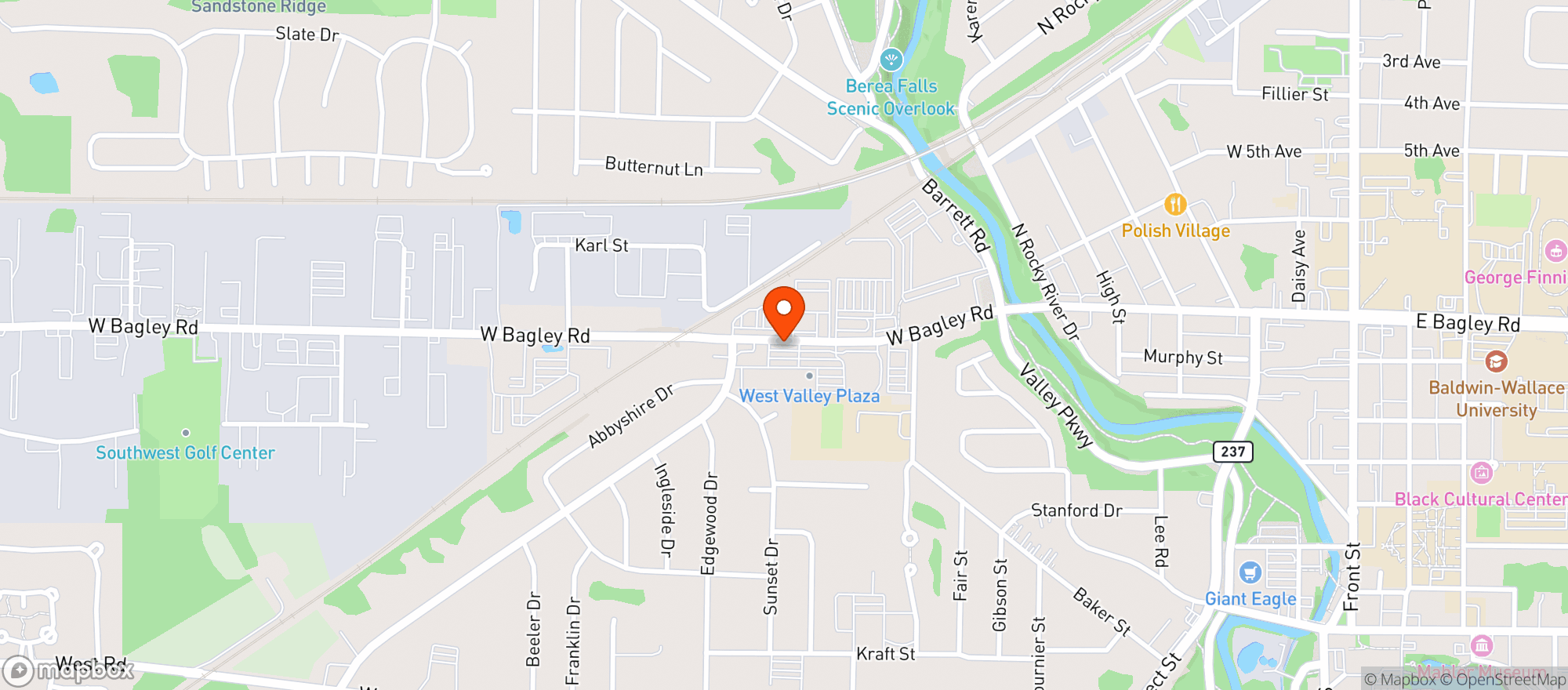 Map showing Sunoco