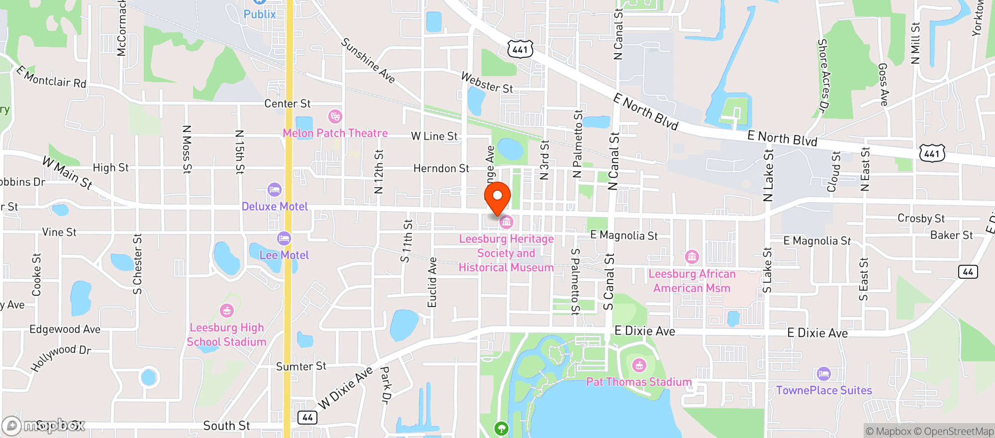 Map showing Wolf Branch Brewing