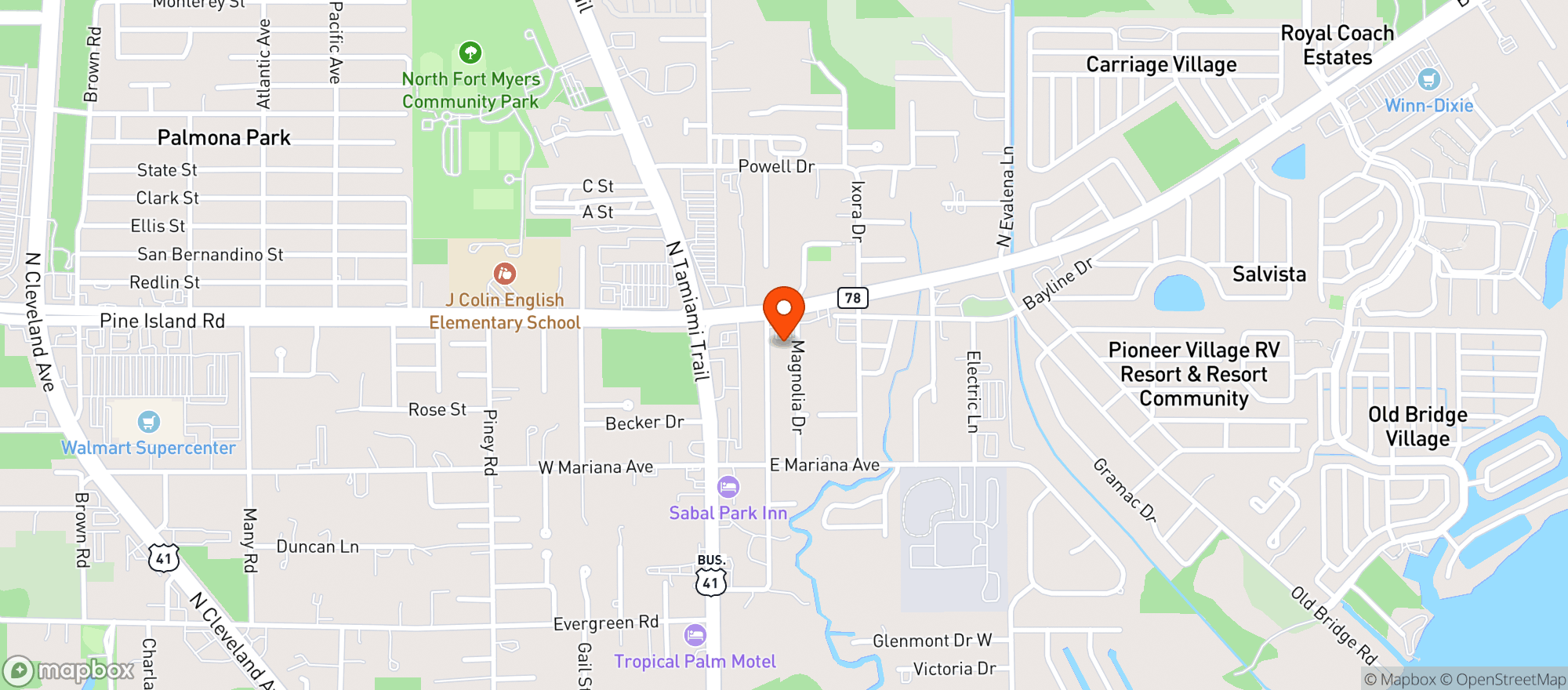 Map showing Circle K 2707617