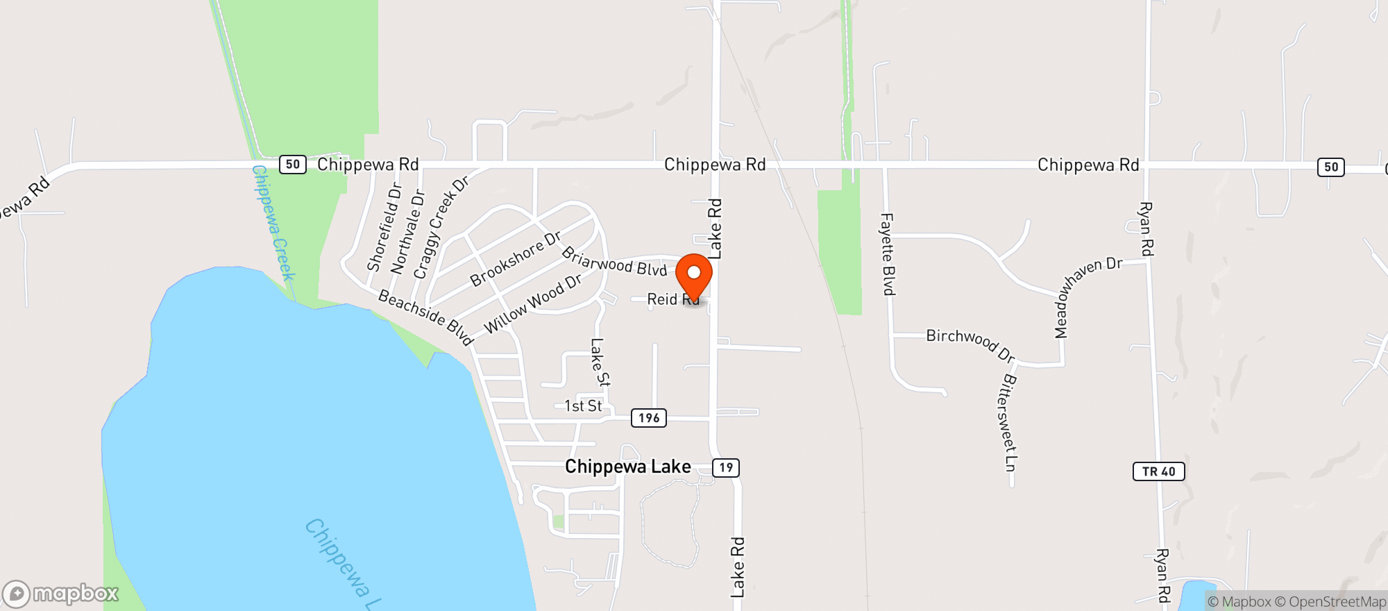 Map showing Minit Mart #600791