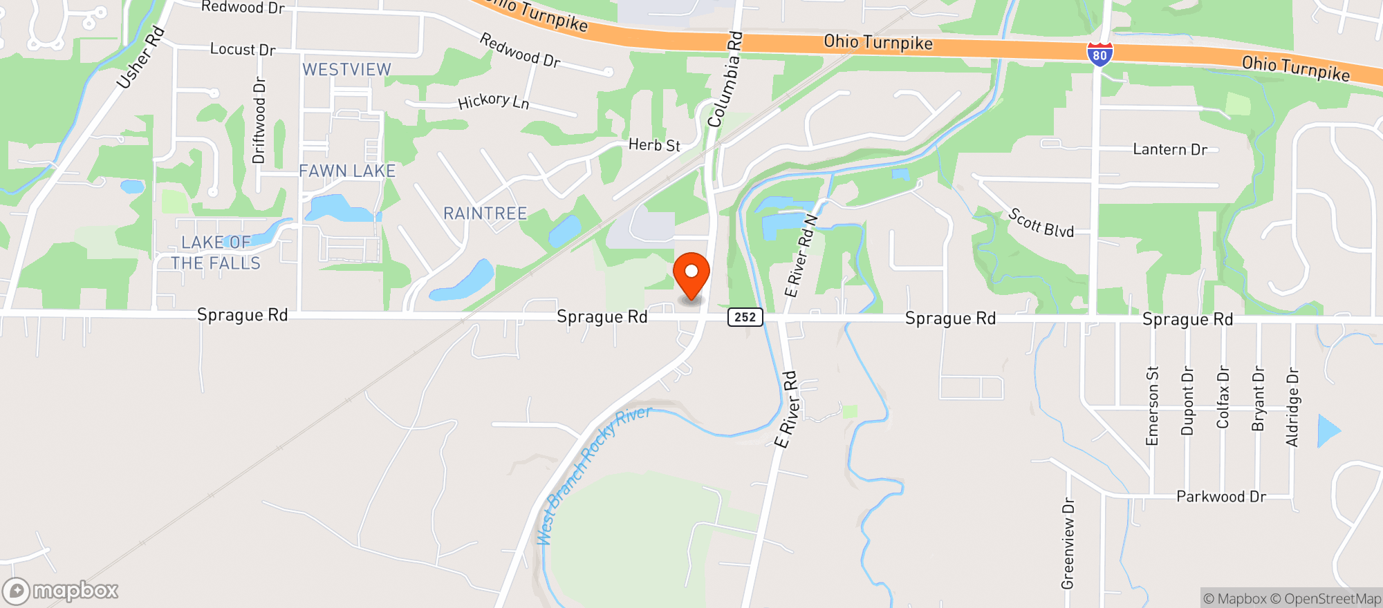 Map showing Sunoco