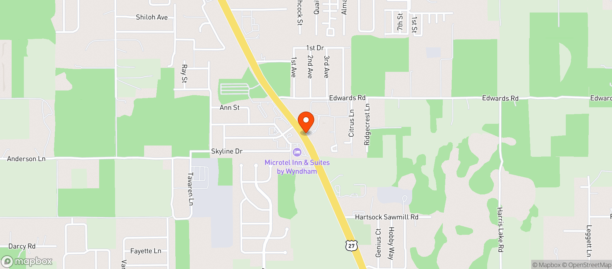 Map showing Abc Liquors #154 (700017193)