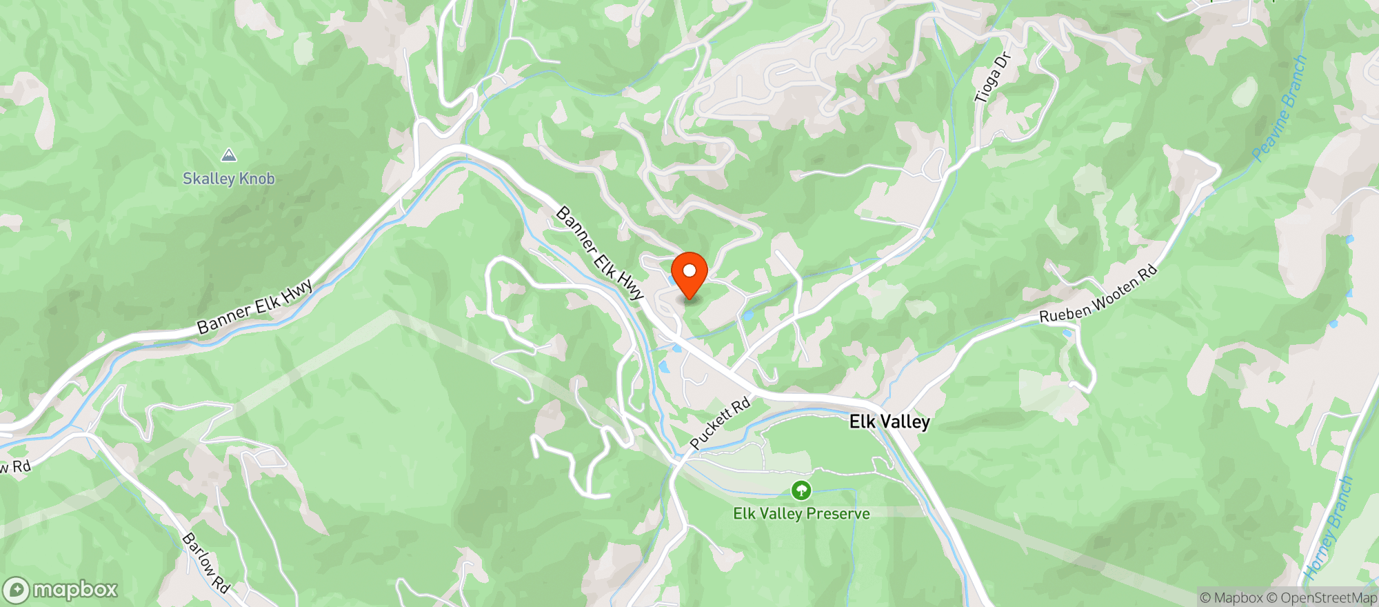 Map showing The Lodges At Eagles Nest