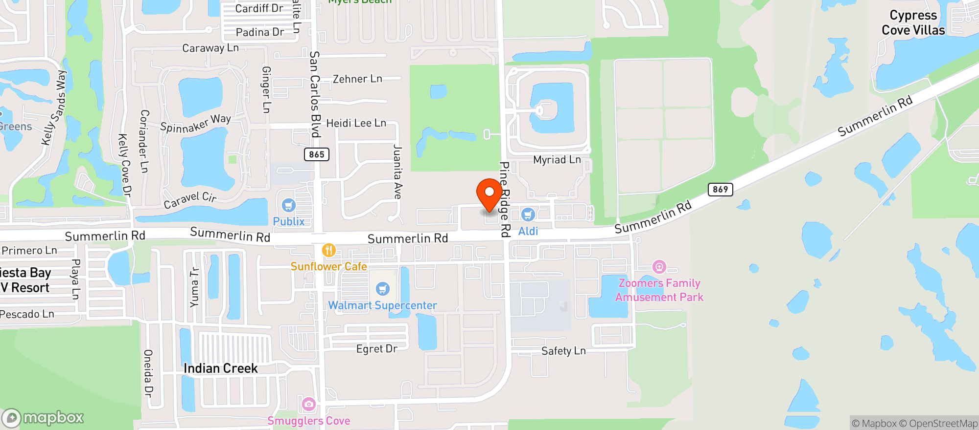 Map showing Cvs Pharmacy