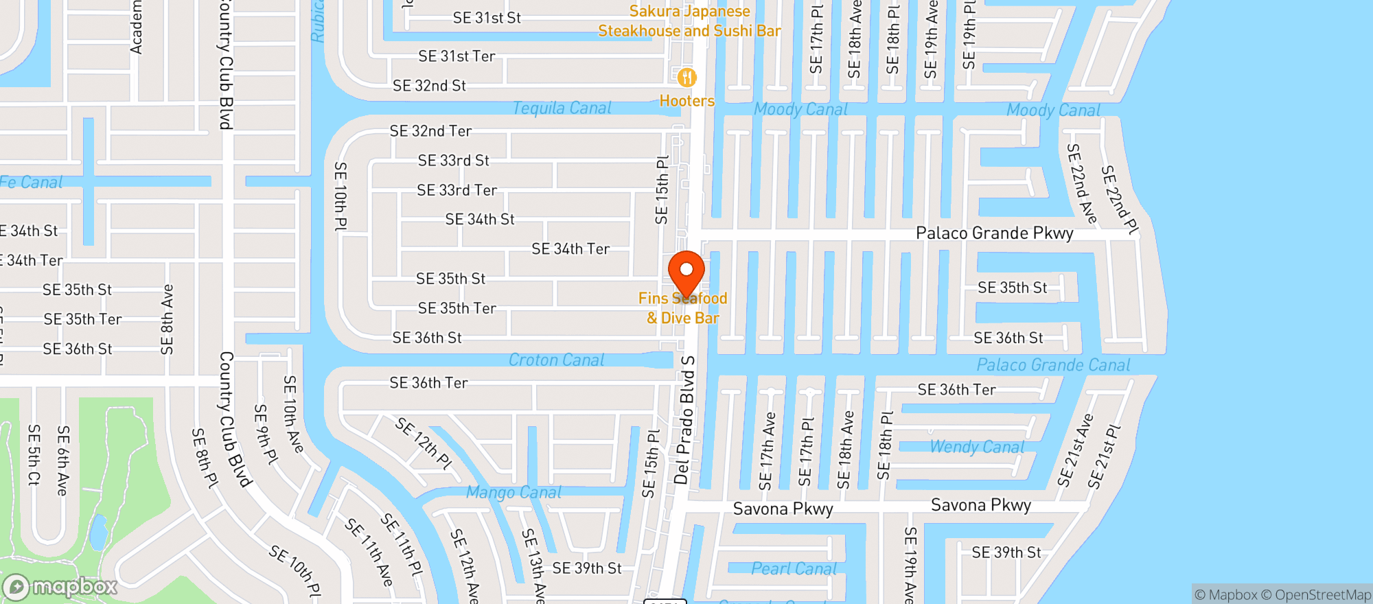 Map showing Cape Smoke And Vape