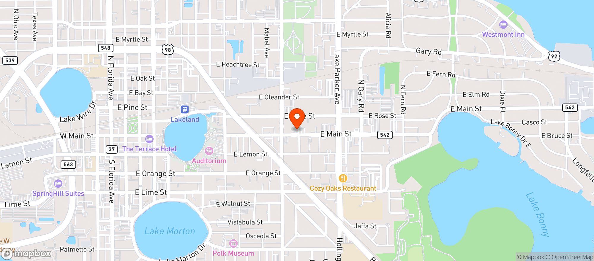Map showing Pulse