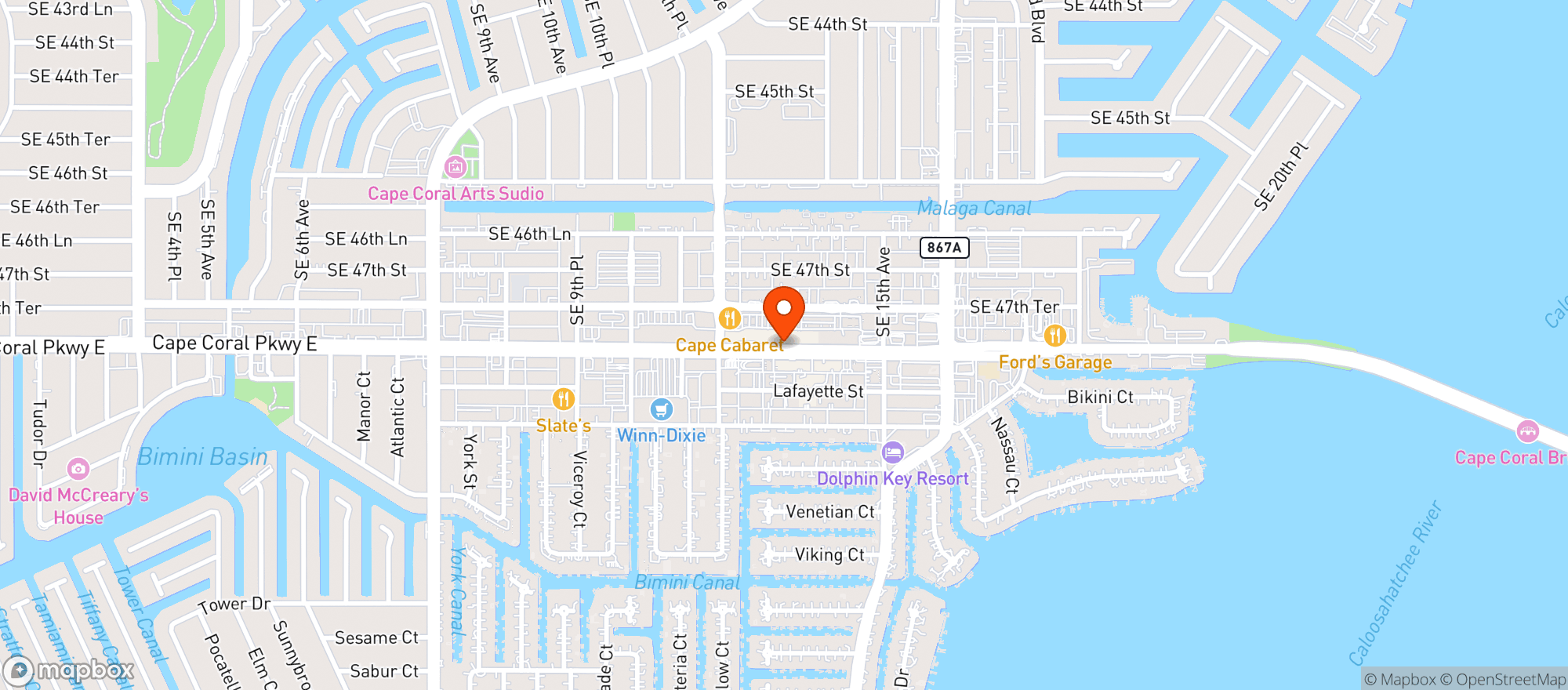 Map showing No 3 Craft Brews