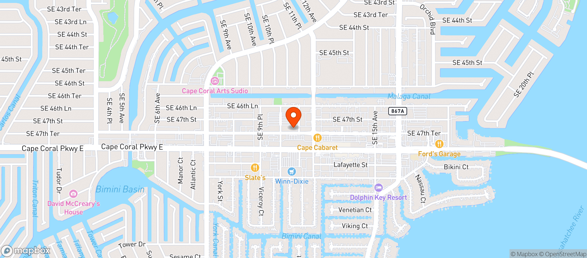 Map showing Sage On 47th